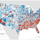 Image for article titled Tweets of the words "beer" and "church" by U.S. county